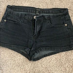 Dark Jean Shorts